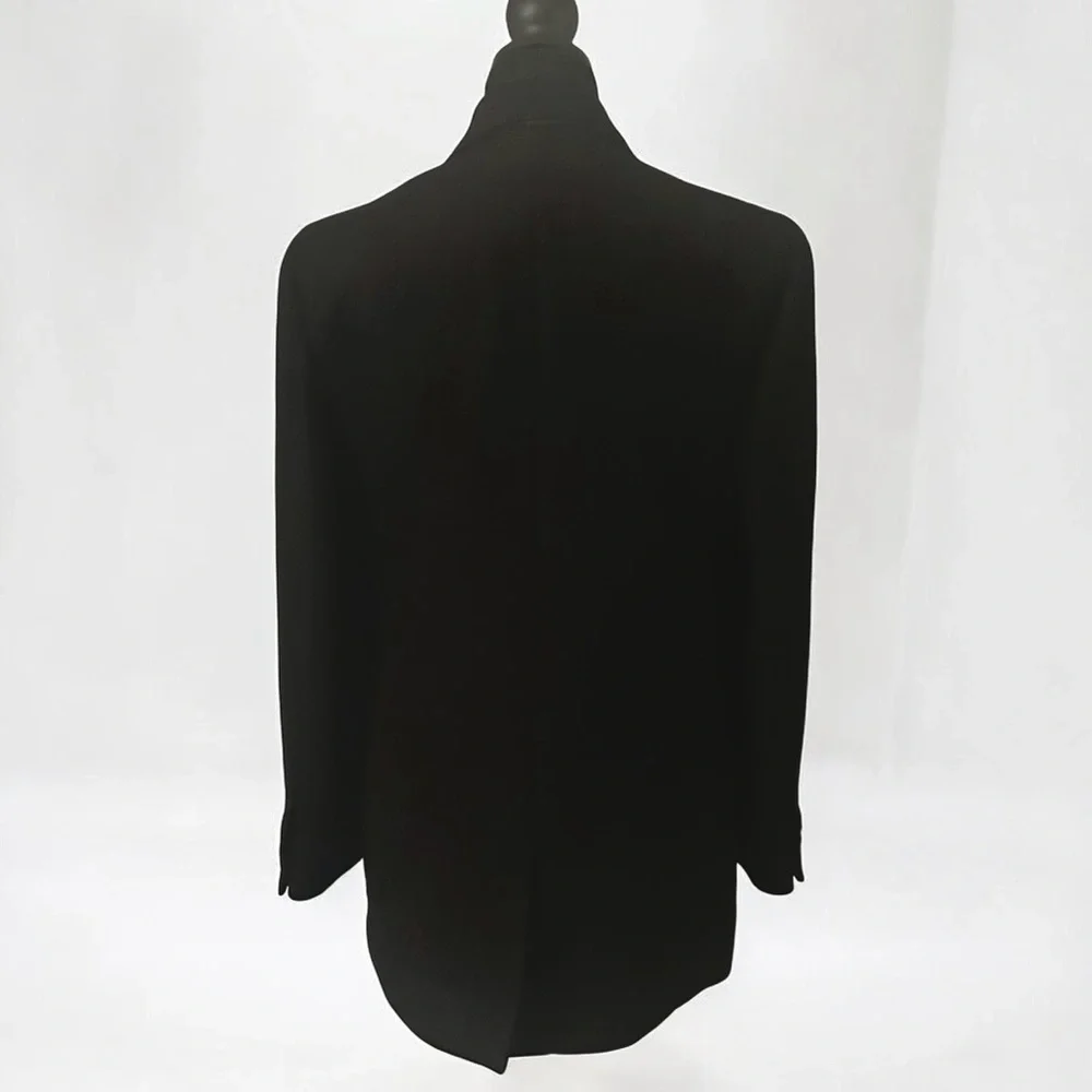 J Crew Black Wool Double-Breasted Blazer - Picture 3 of 6